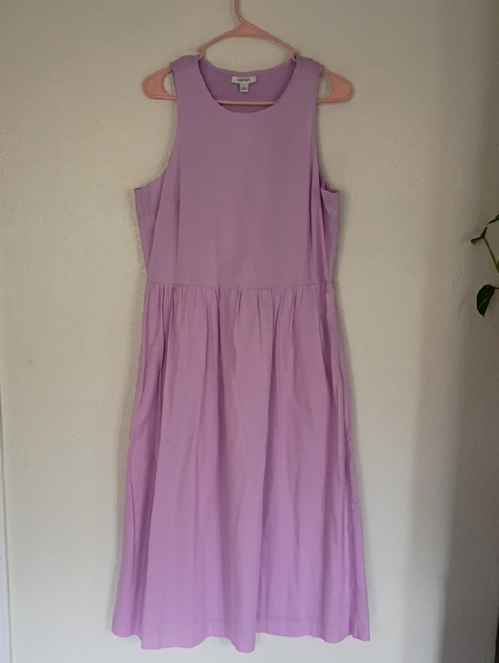 Everlane Lavender Sleeveless Midi Dress